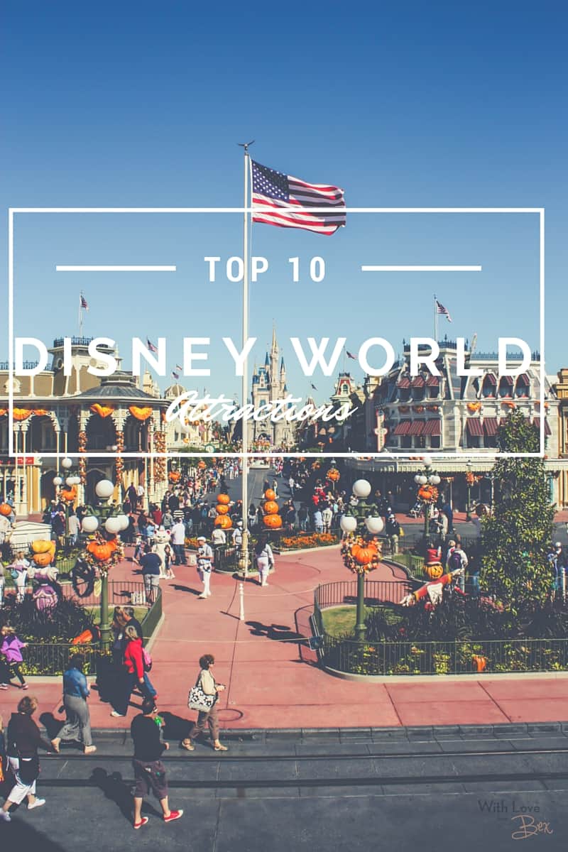 Top 10 WDW attractions