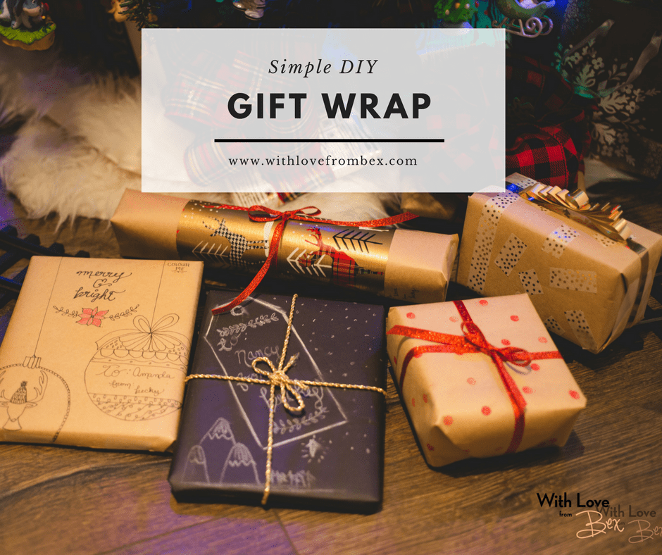 Simple DIY Gift Wrap