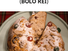 Portuguese Kings Cake (Bolo Rei) - A Christmas Tradition - With