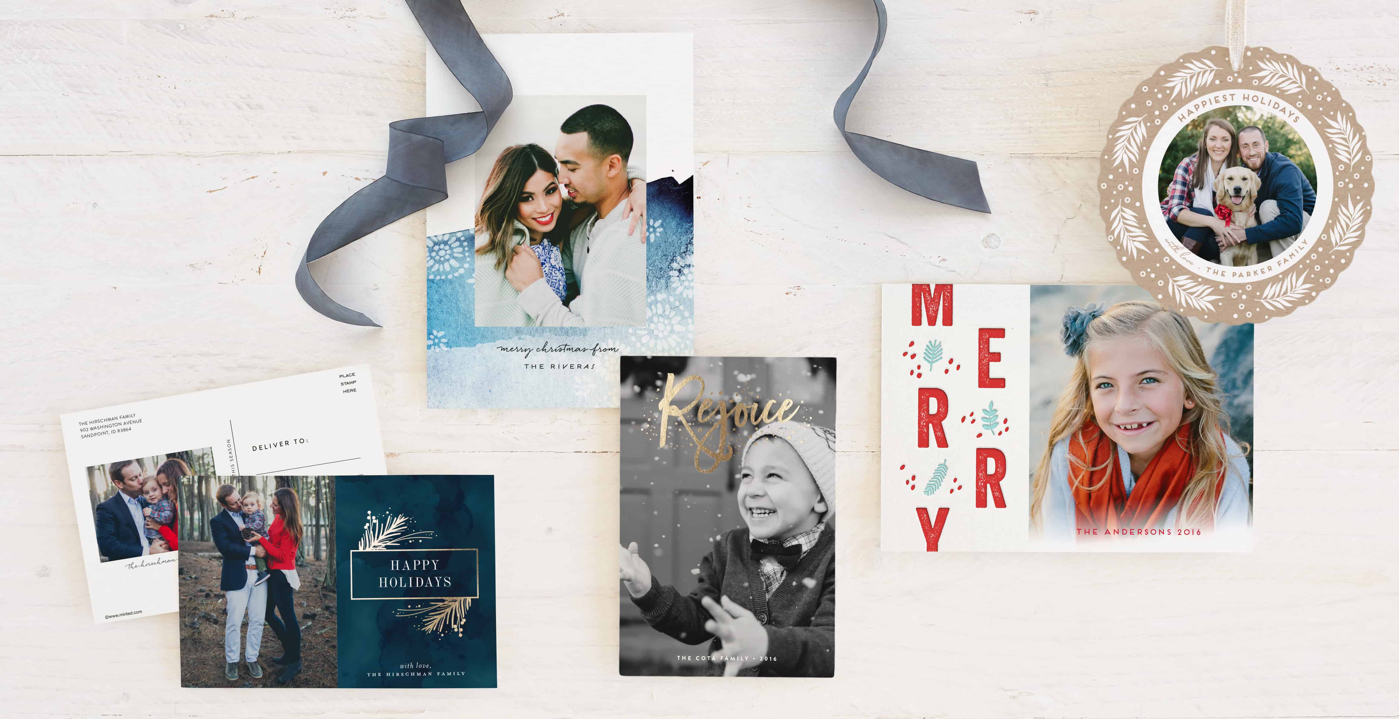 Our Beautiful Personalized Holiday Cards from Minted