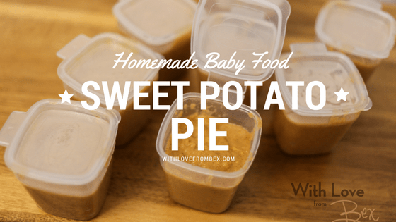 Homemade Baby Food: Sweet Potato Pie
