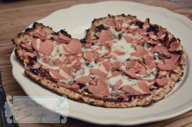 Cauliflower Heart Pizza – 8 points+