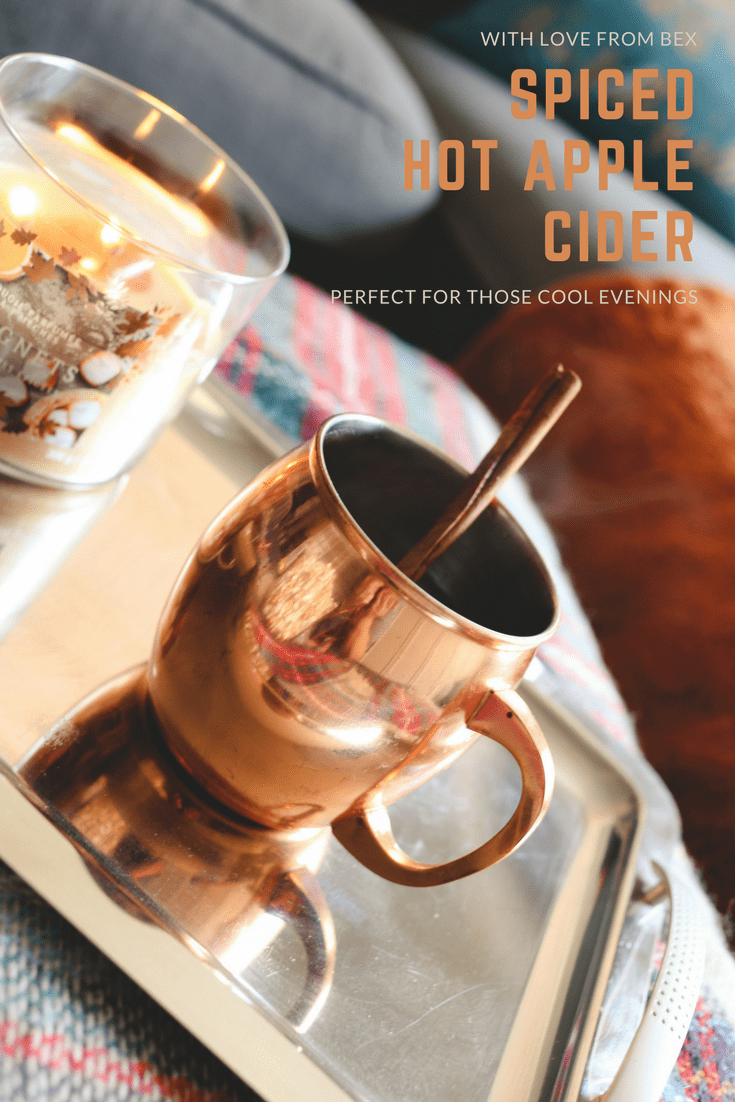 It’s fall! So make a mug of spiced hot apple cider