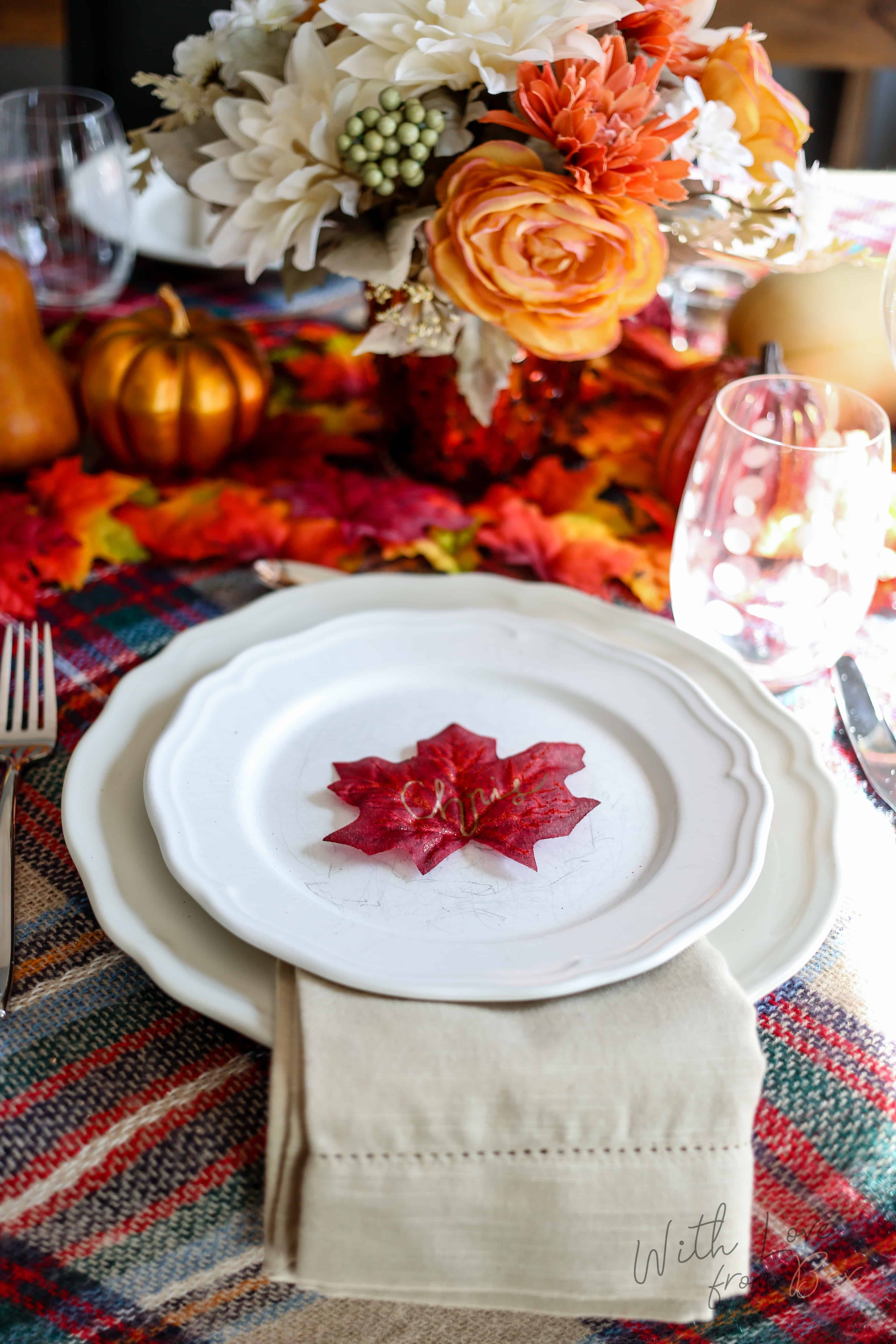 Thanksgiving Table Setting