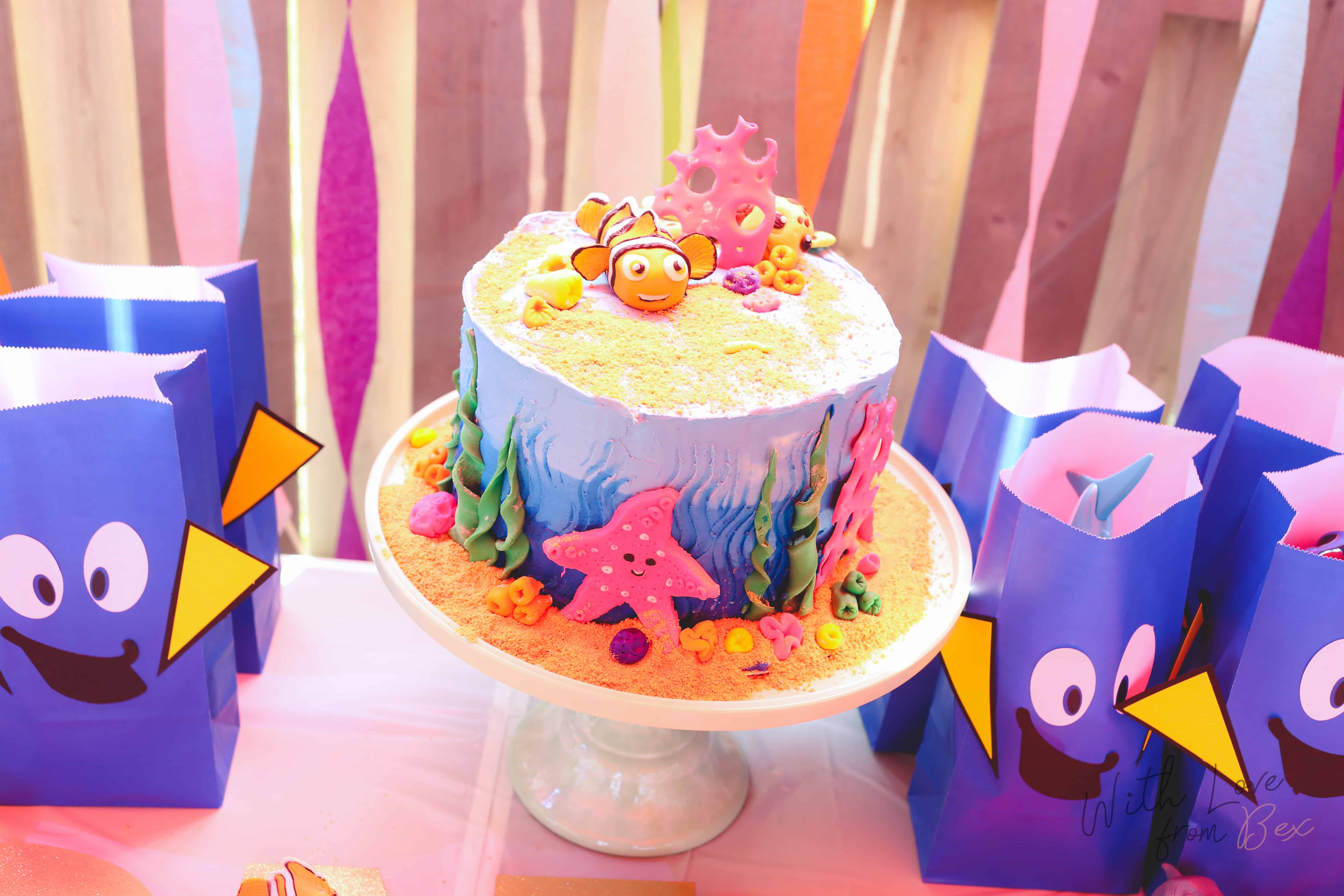 Finding Dory Nemo Birthday Cake