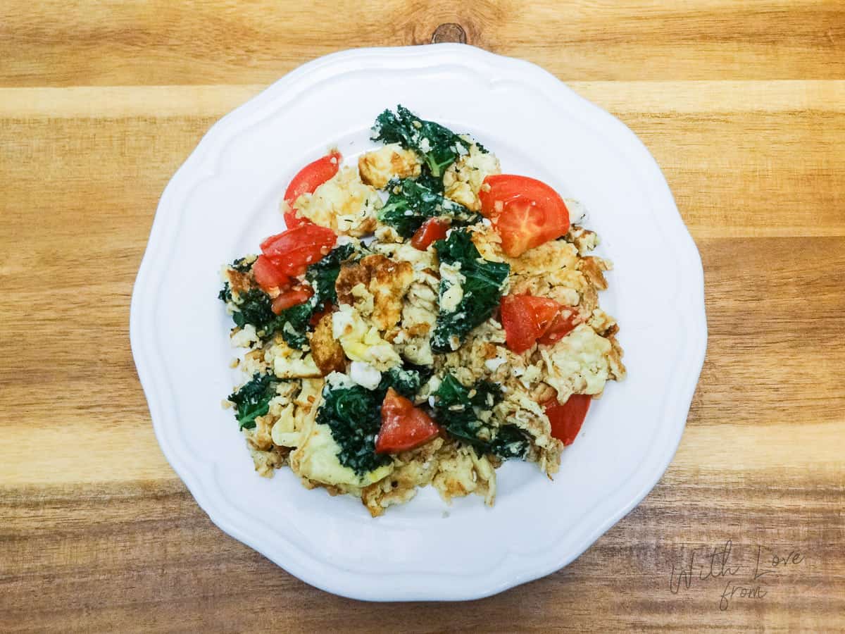 whole 30 scrambled egg breakfast