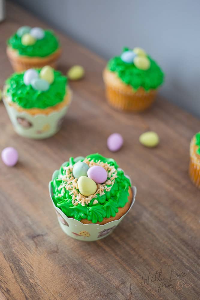 Easy Spring Cupcakes