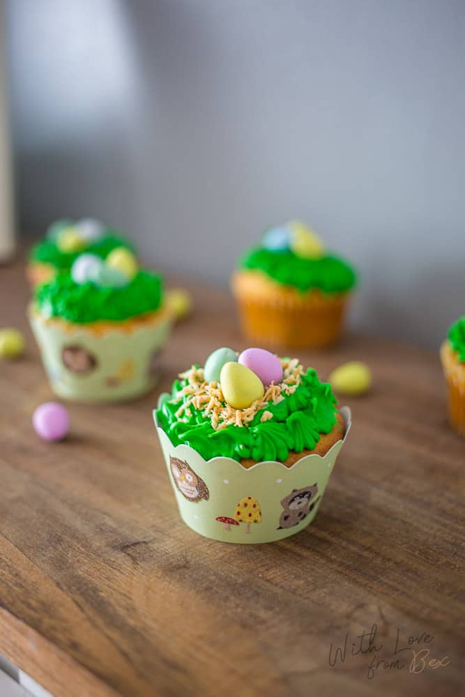 Mini Eggs Spring Cupcakes