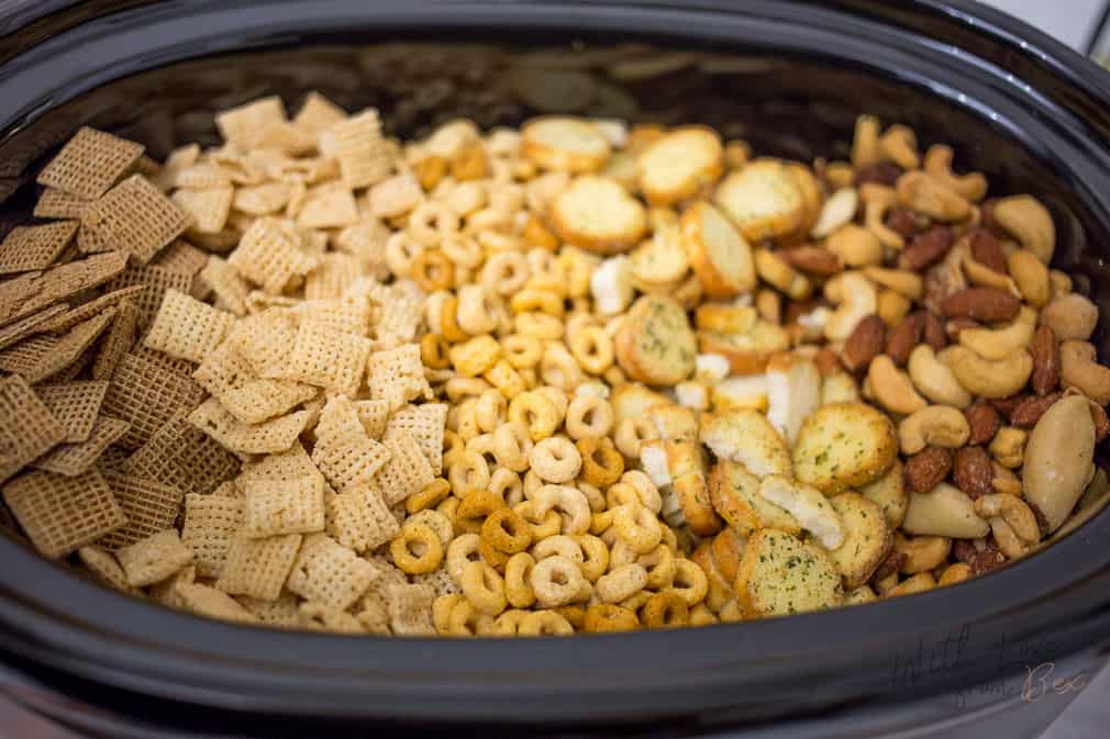 Super Easy and Addictive Slow Cooker Chex Mix