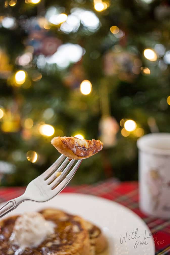 Sweet and Festive Eggnog French Toast