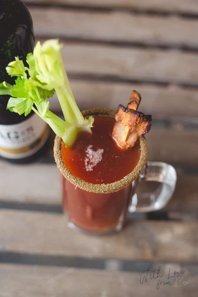 Coffee alcoholic caesar