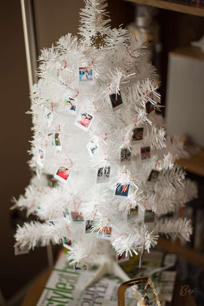 Mini Polaroid Ornament Tree!