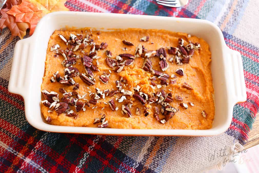 Healthier Sweet Potato Casserole