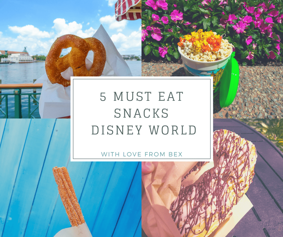 5 Must-Eat Snacks at Walt Disney World