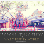 image of dumbo's ride at magic kingdom with words tips and trick for taking your toddler to walt disney world