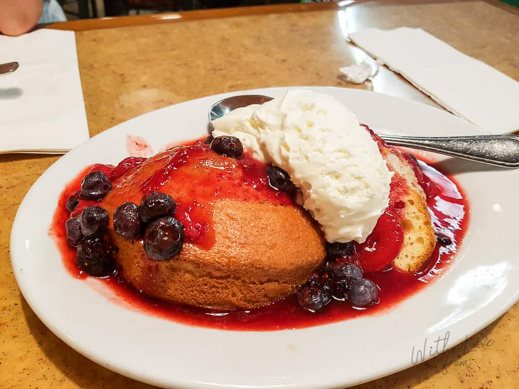 Berry Short Cake from Garden Grill at Epcot