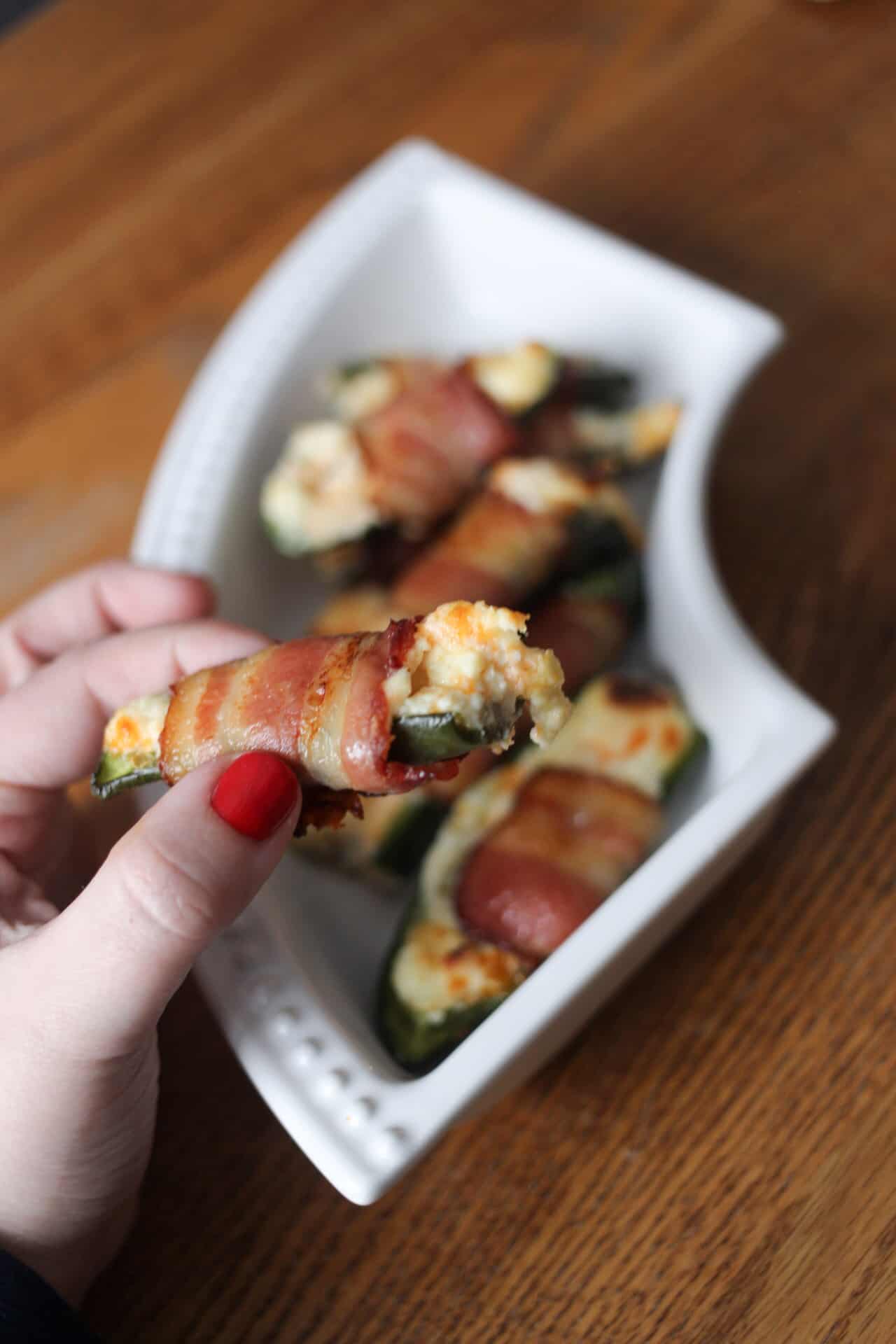 Bacon Wrapped Jalapeno Poppers